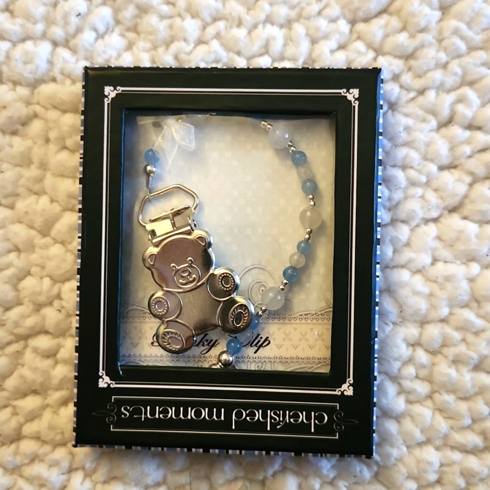 Cherished moments binky clip